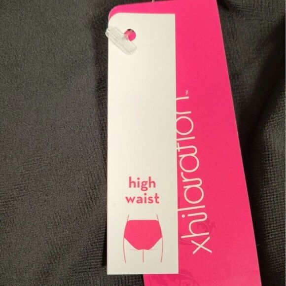 Xhilaration Juniors' Strappy High Waist Cheeky Bikini Bottom Sz M - Picture 10 of 12